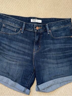 Signature by Levi Strauss Indigo Denim Mid-Rise Shorts